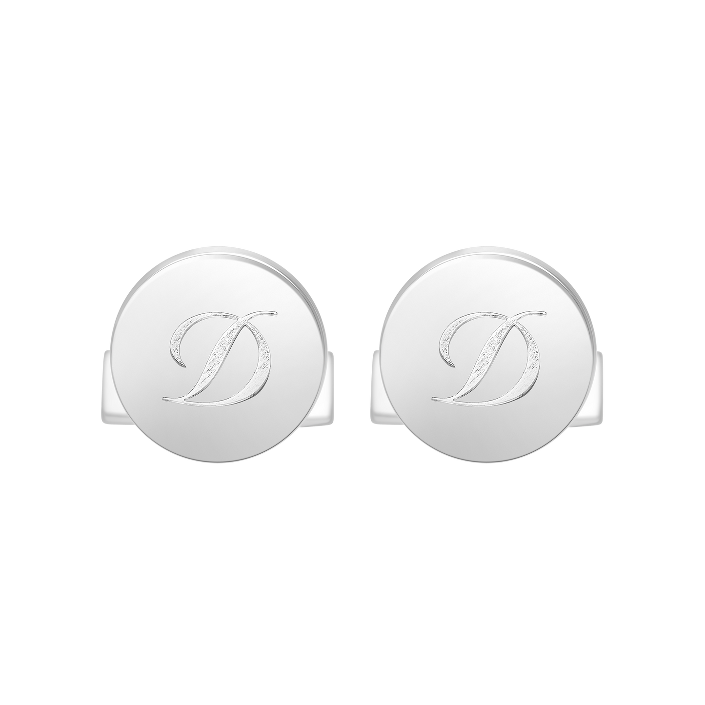 ST Dupont Accessories Manschettenknopf Cufflinks, Palladium, Silver