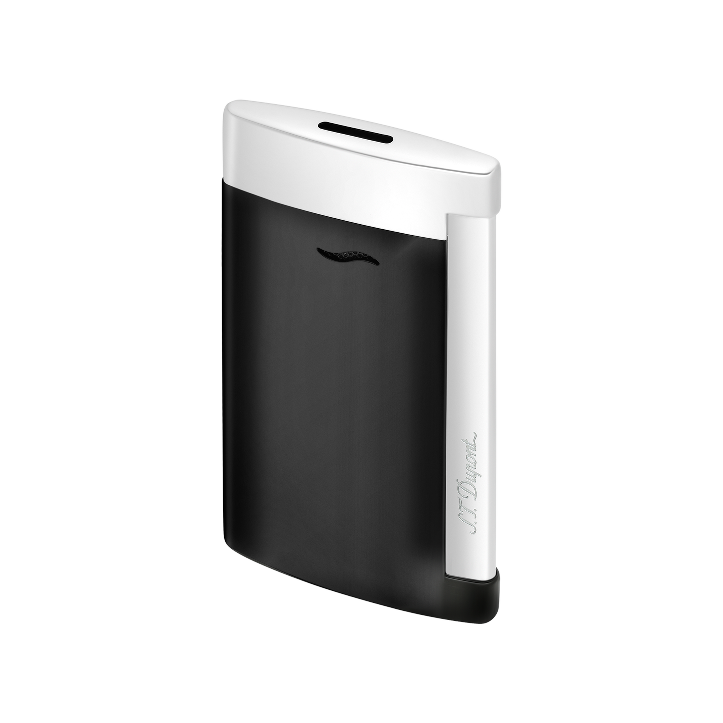 ST Dupont Feuerzeug Slim 7 Slim7, Palladium, Ltd. Edt., Schwarz