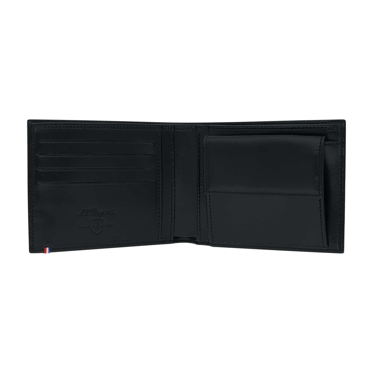 ST Dupont Leather goods Line D Line D, Palladium, Ltd. Edt., Schwarz
