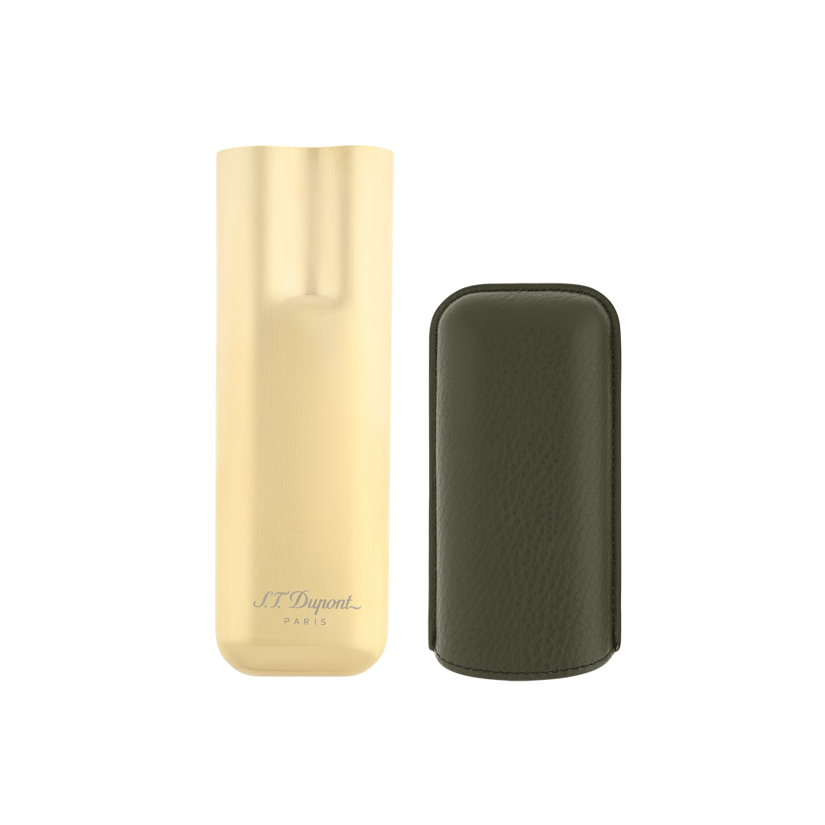 ST Dupont Accessories - Cigar 2-Cigar Case Khaki