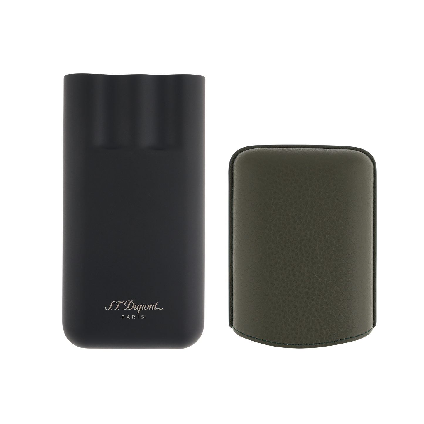 ST Dupont Accessoires - Cigar 3 Zigarren Etui Khaki