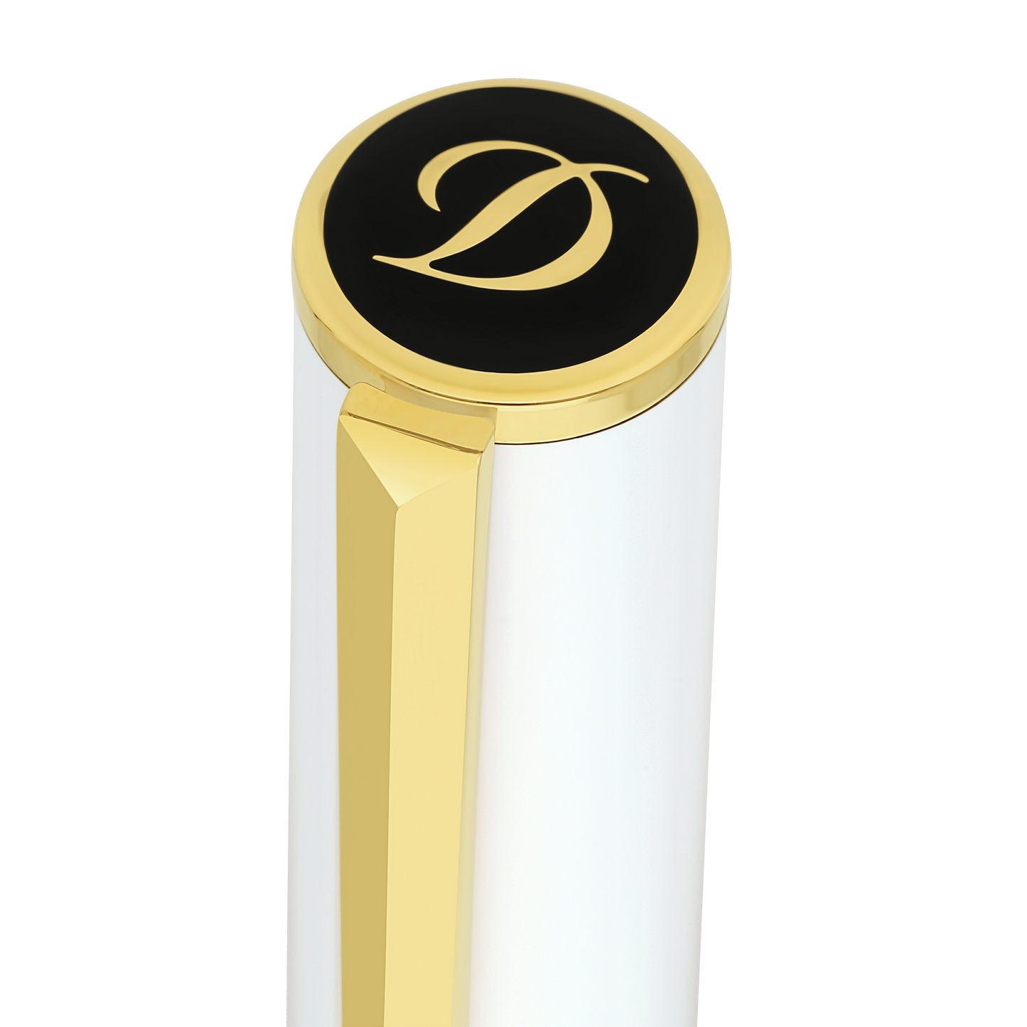 ST Dupont Rollerball Pen Initial D Initial, Palladium, Ltd. Edt., White