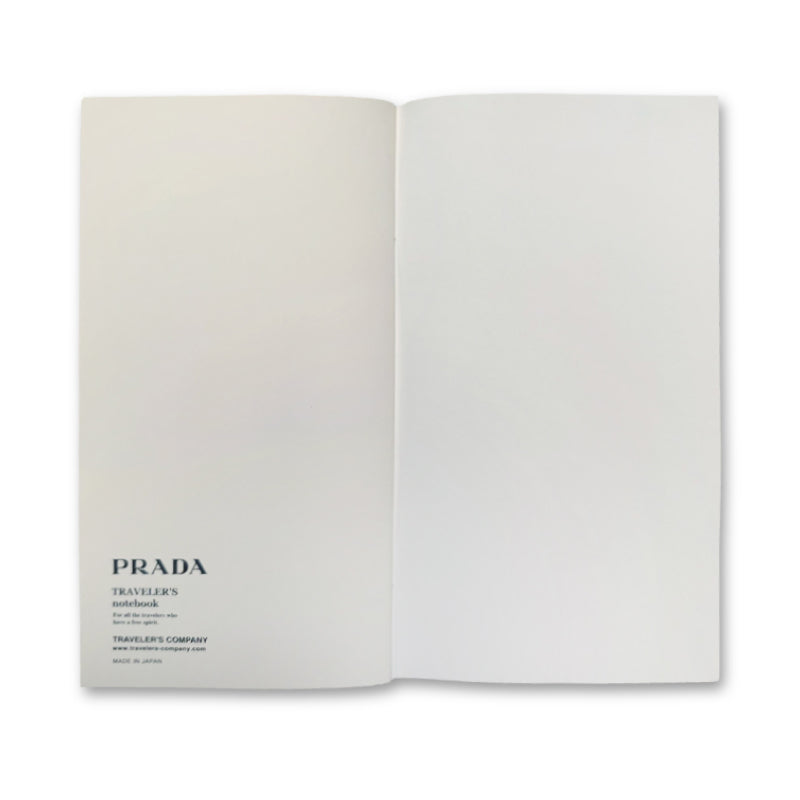PRADA Ricambio Notizbuch Travel Journal Bianko und Giallo
