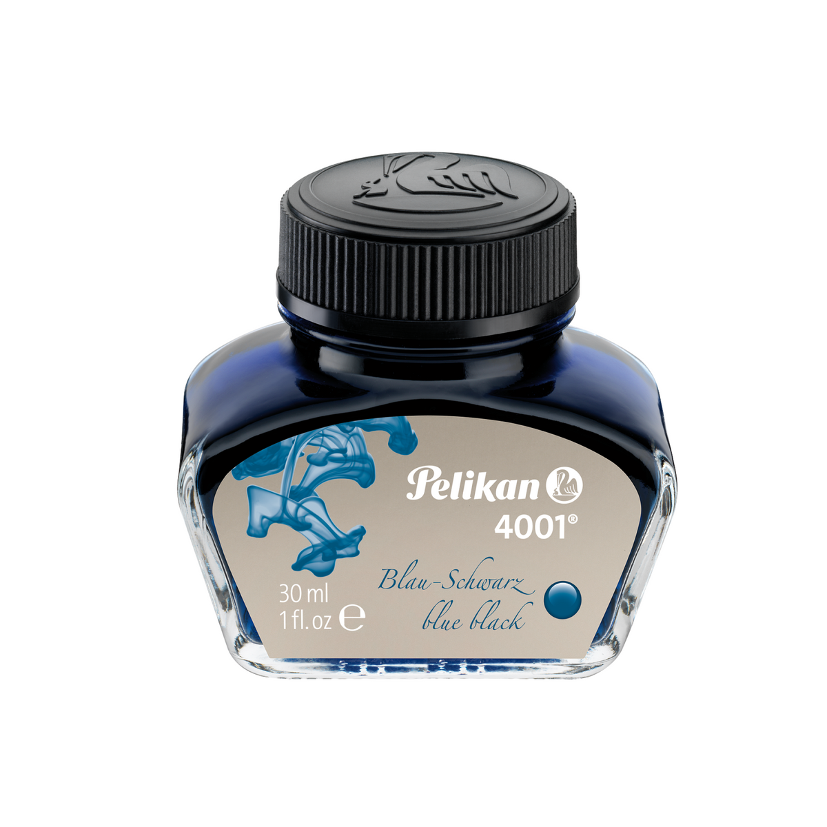 Pelikan Tinte, 4001, Blau-Schwarz, 30 ml