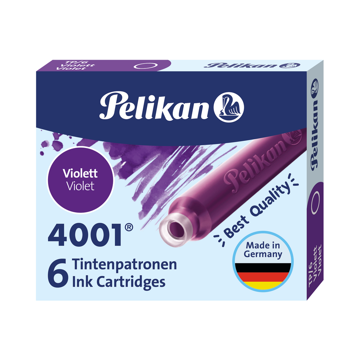 Pelikan Tintenpatronen 4001 TP/6, Violett