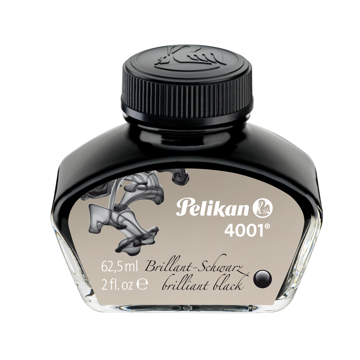 Pelikan Tinte, 4001, Brilliant-Schwarz, 62,5 ml