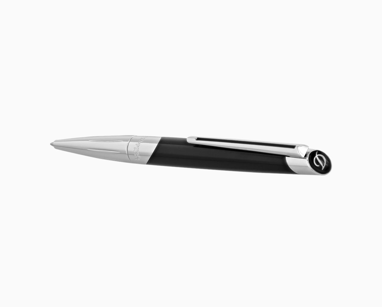 ST Dupont Kugelschreiber Defi Milenium Defi, Palladium, Schwarz