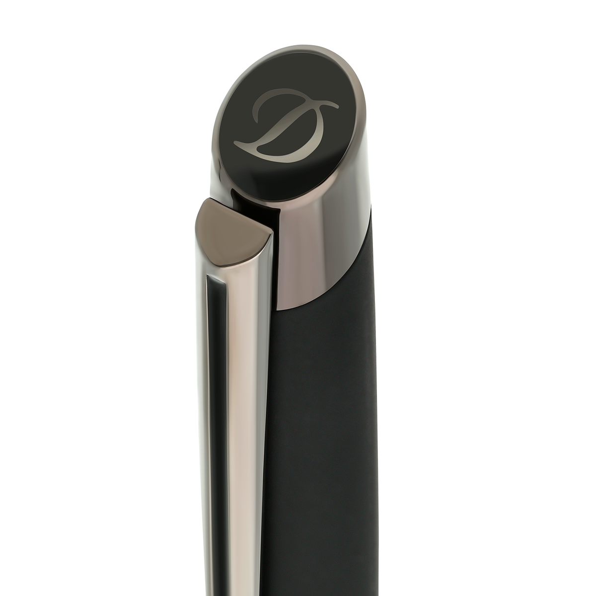 ST Dupont Kugelschreiber Defi Milenium Defi, Chrom, Gunmetal