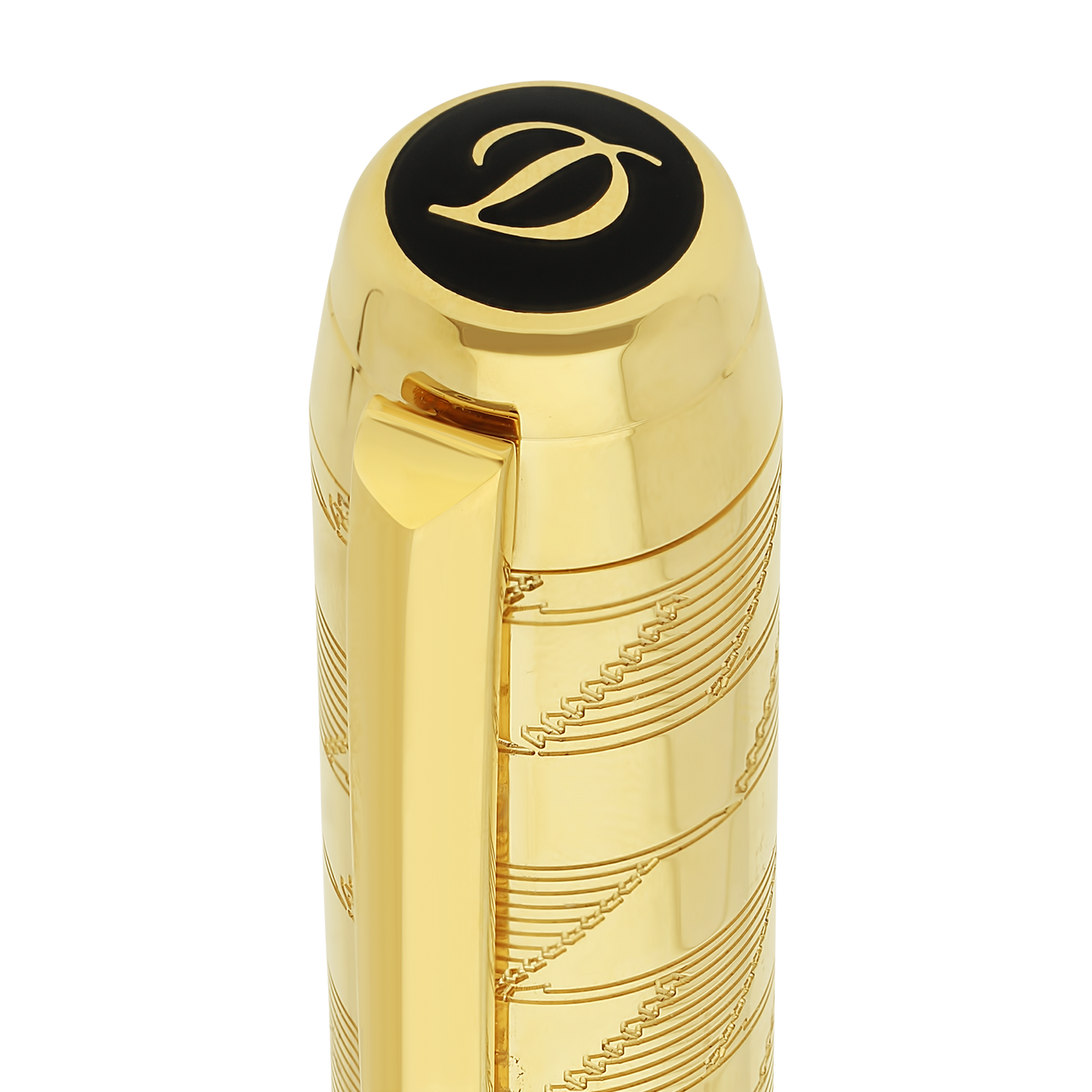 ST Dupont Fountain Pen Line D Eternity Monogram, Ltd. Edt., Golden