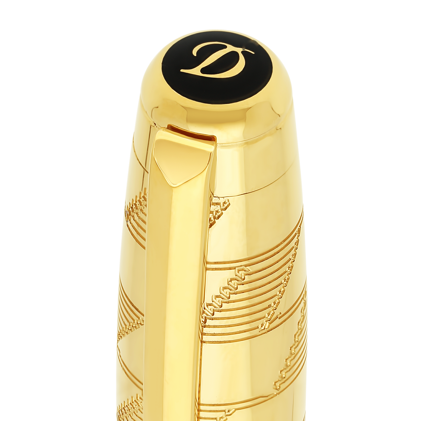 ST Dupont Rollerball Pen Line D Eternity Monogram, Ltd. Edt., Golden
