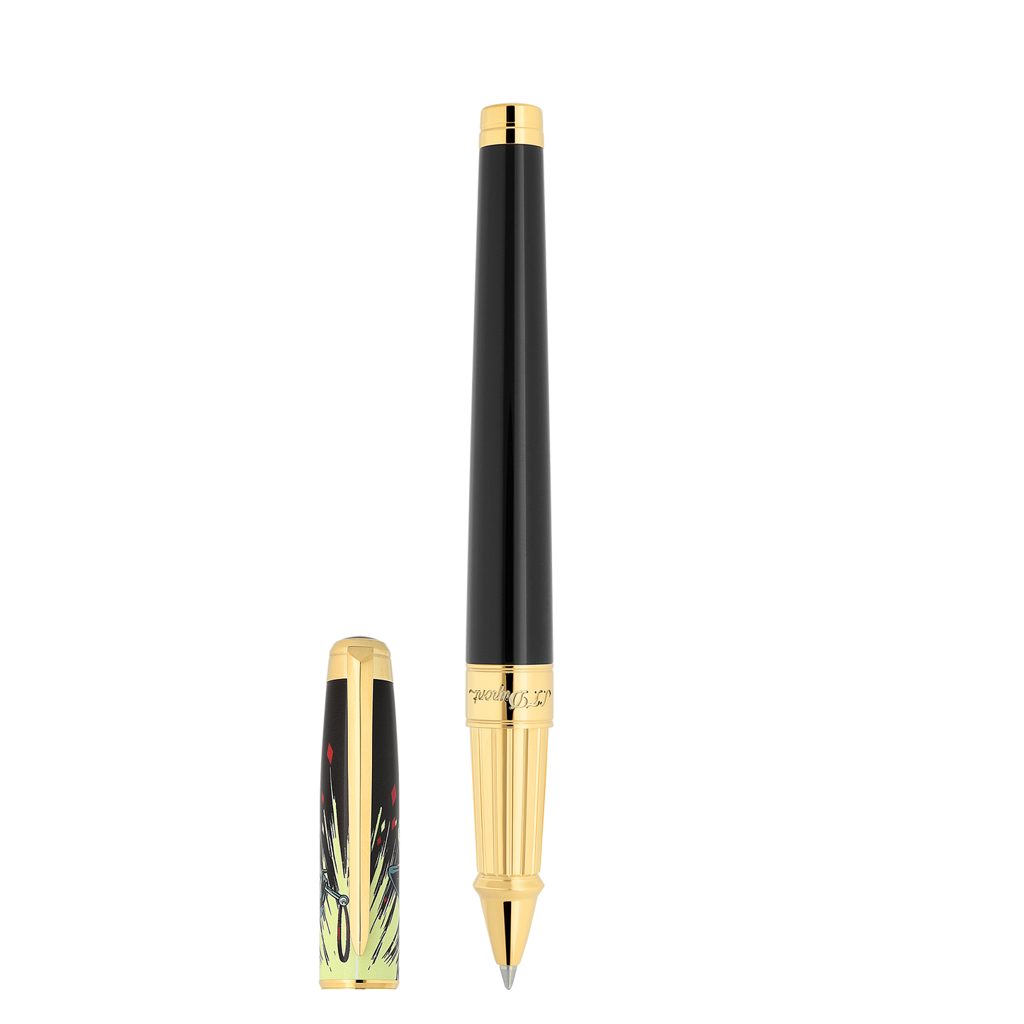 ST Dupont Rollerball Pen Line D Eternity DC Comics, Ltd. Edt., Gold