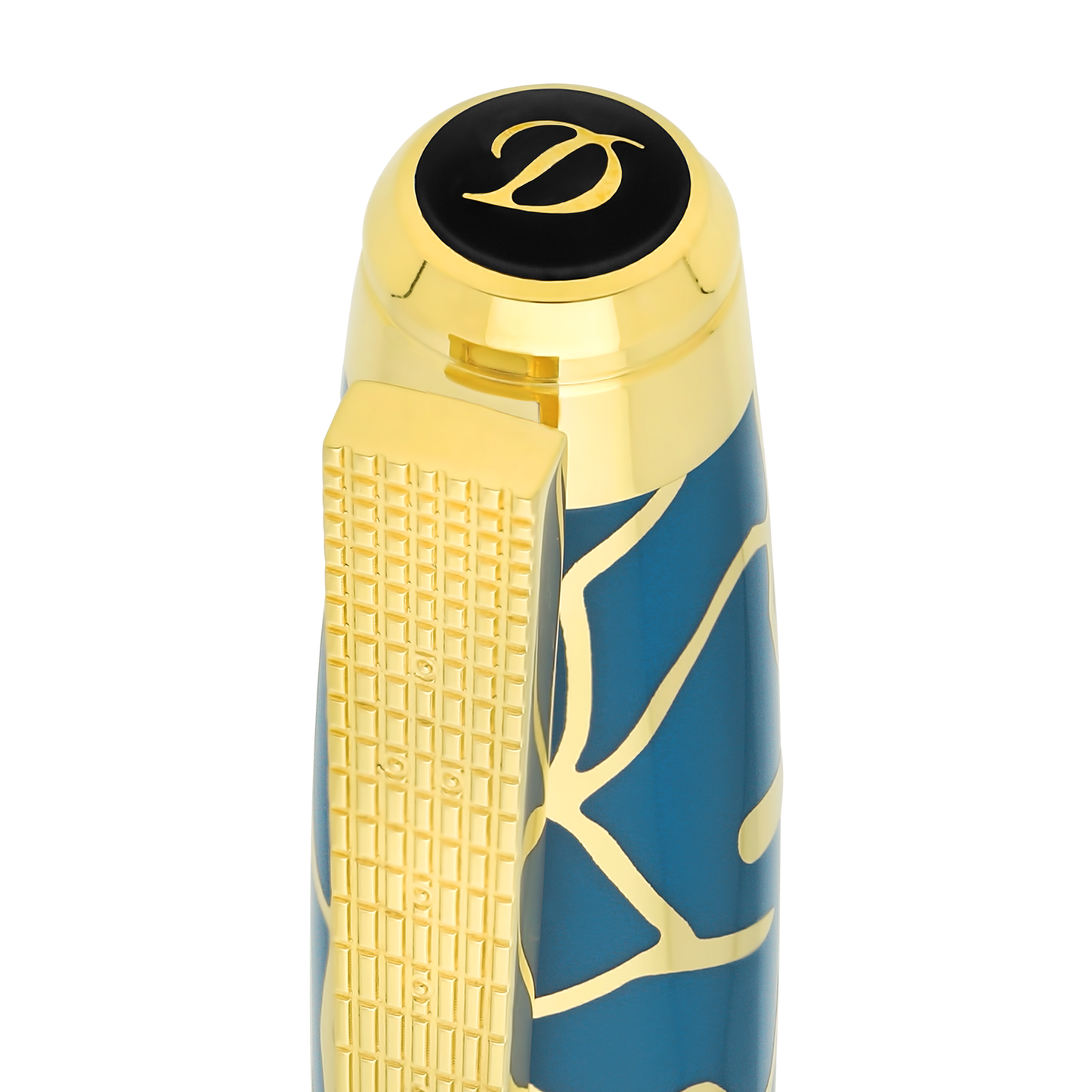 ST Dupont Rollerball Line D Eternity Palladium, Ltd. Edt., Blue-fender