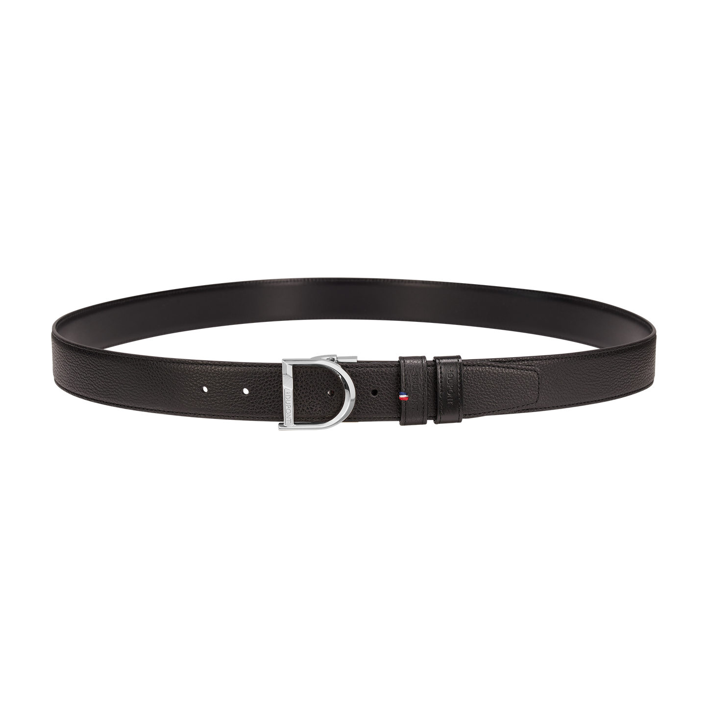 ST Dupont Accessories D Logo Belts, Palladium, Black