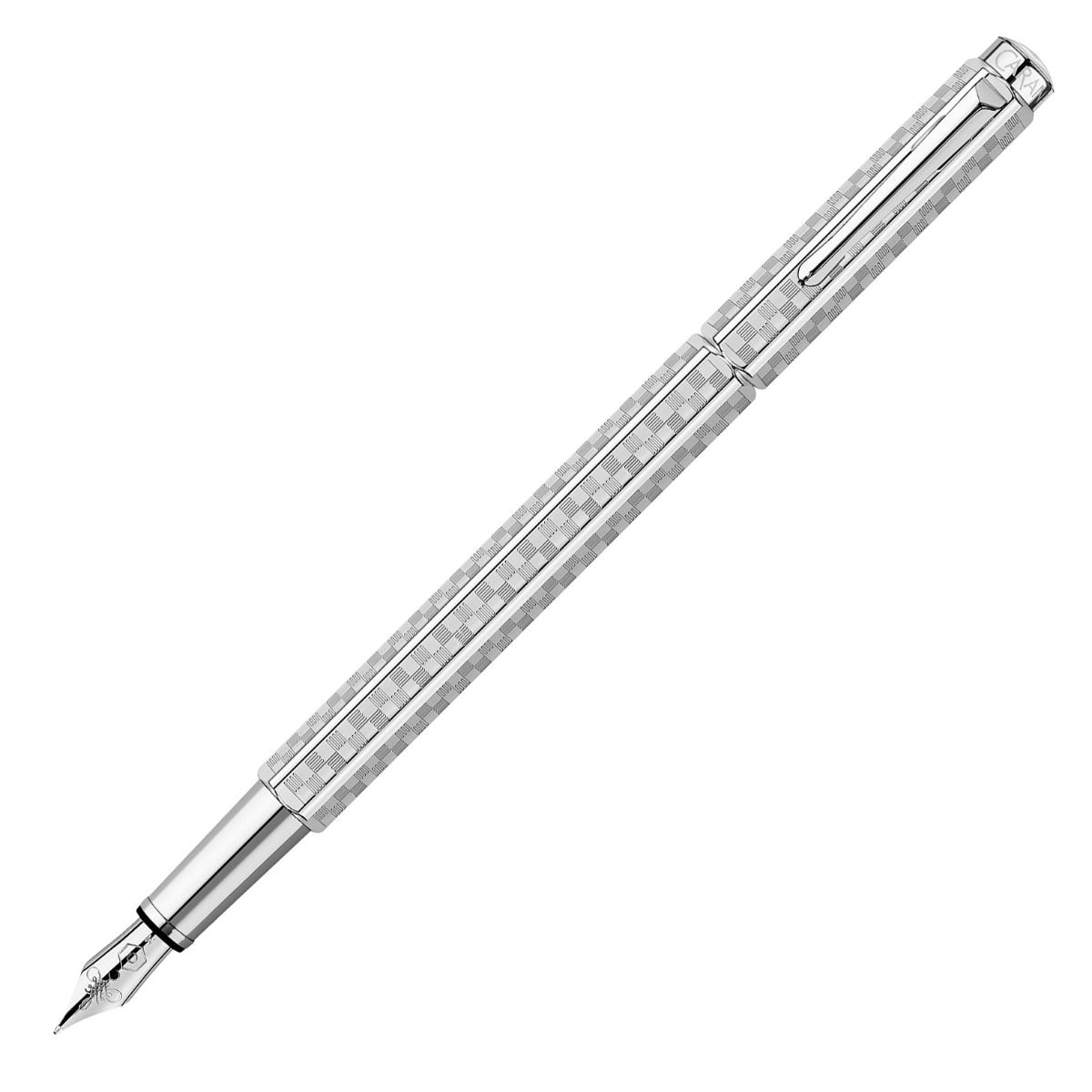 Caran d'Ache, Füller Ecridor Damier, Silbergrau