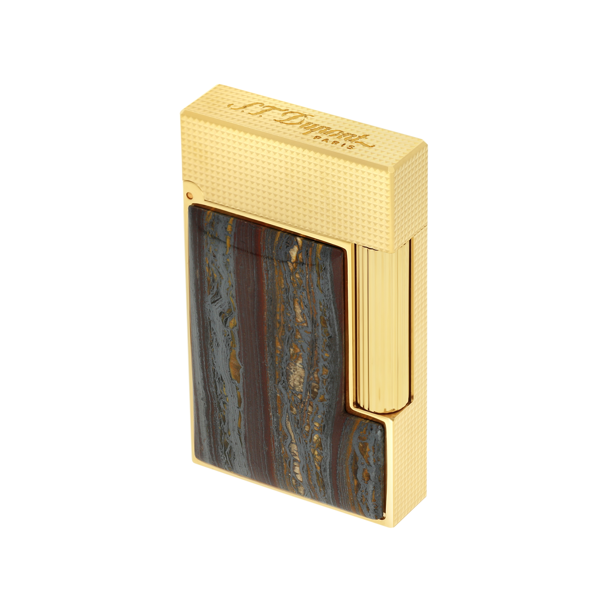 ST Dupont Feuerzeug Ligne 2 Stones Of Fortune, Ltd. Edt., Brown