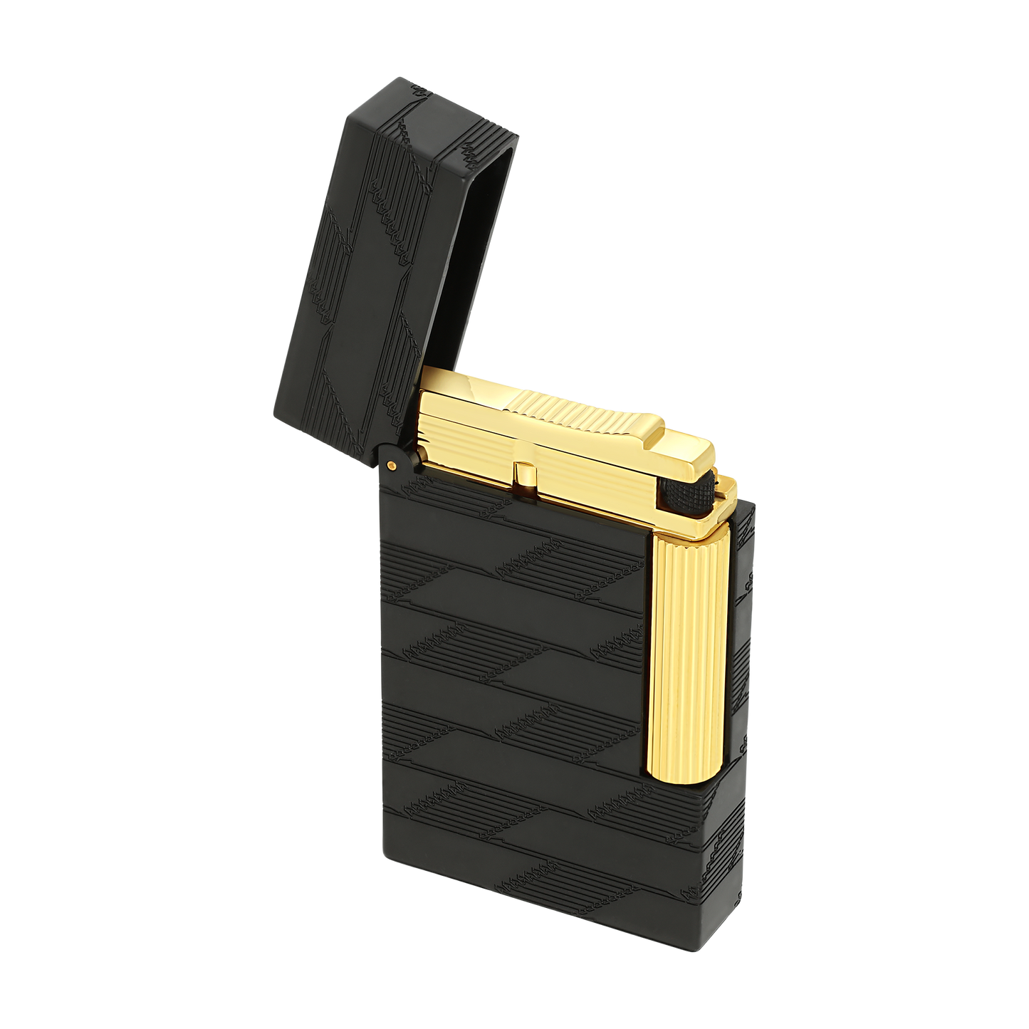 ST Dupont Ligne 2 Monogram Lighter, Ltd. Edt., Black