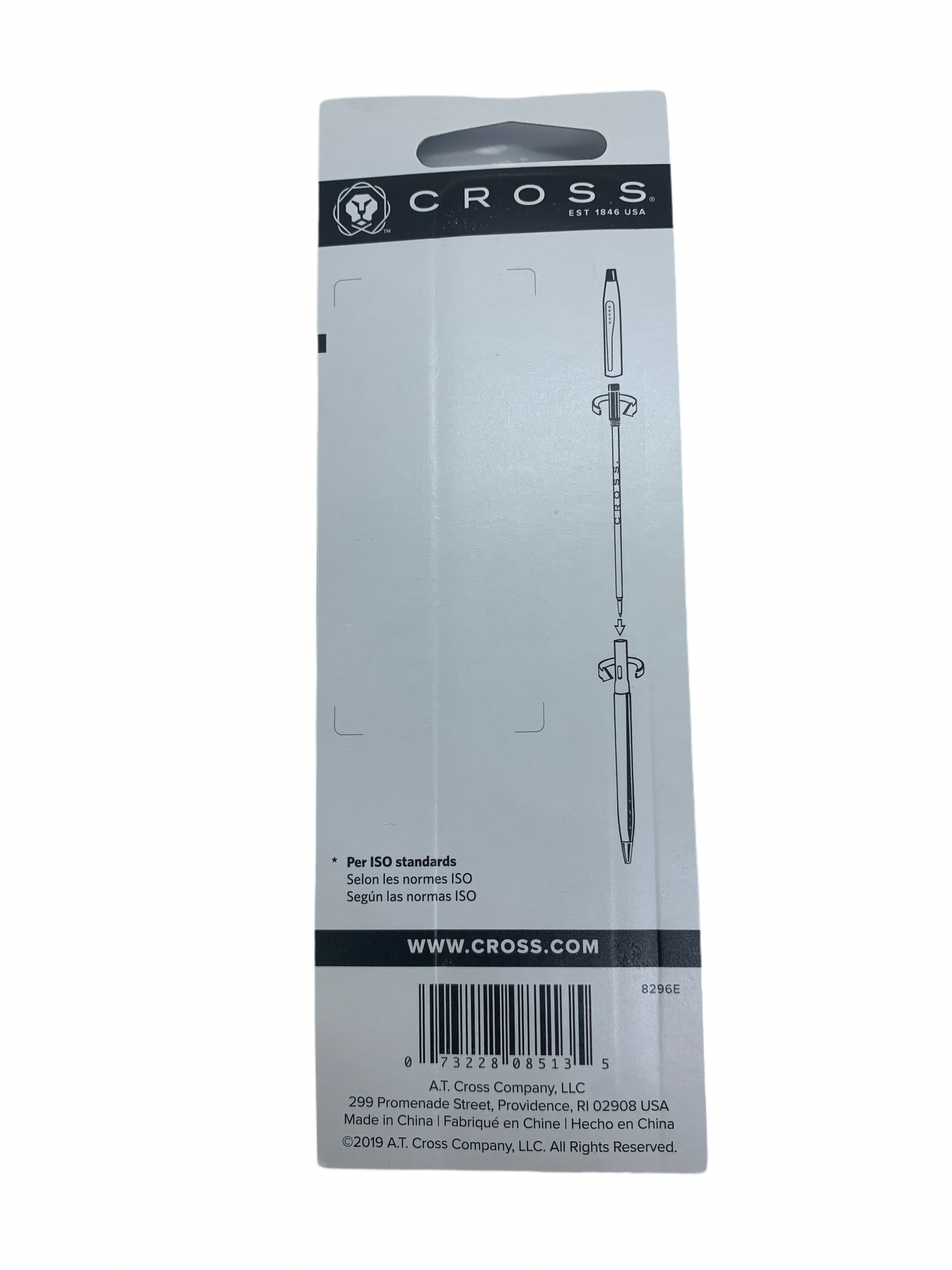 Cross, Kugelschreibermine, 1x Mittel Blister, schwarz