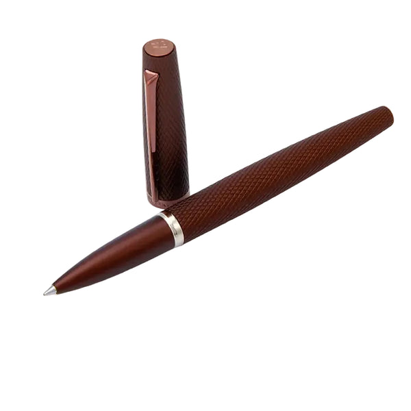 Diplomat Tintenroller Viper Guilloche, Braun