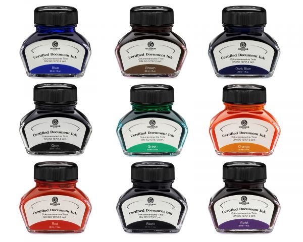 Octopus Fluids Dokumentenechte Füllhaltertinte Document Ink Rot Ltd. Edt. 30 ml