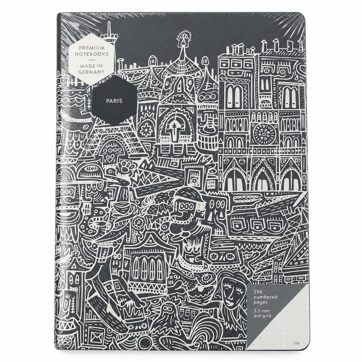 Nuuna, Notebook Graphic L, Paris A5 dotted