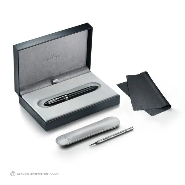 Stylo bille Sheaffer VFM Chrome, Noir