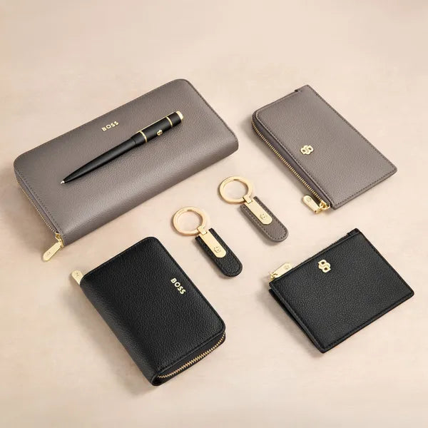 HUGO BOSS Brieftasche & Geldbörse, Signature Lady, Black