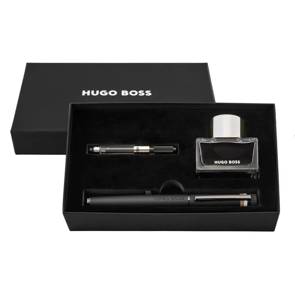 HUGO BOSS Schreibset Loop Iconic, Black & Dark Green