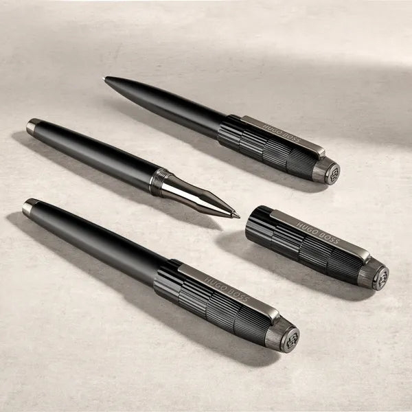 Hugo Boss, Kugelschreiber, Striato, Black