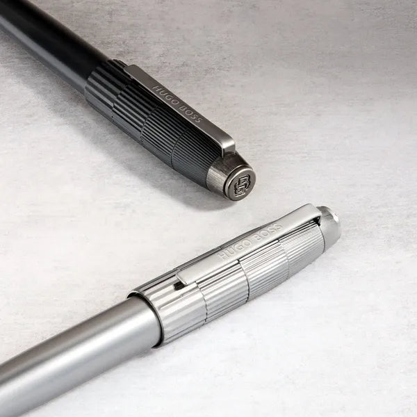 Hugo Boss, Kugelschreiber, Striato, Chrome