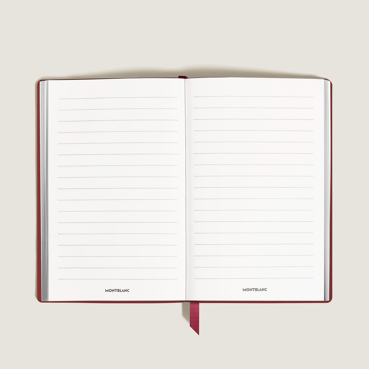 Montblanc Großes Notizbuch aus Sartorial Leder Linierte Seiten (MB134741) – Ansicht 2