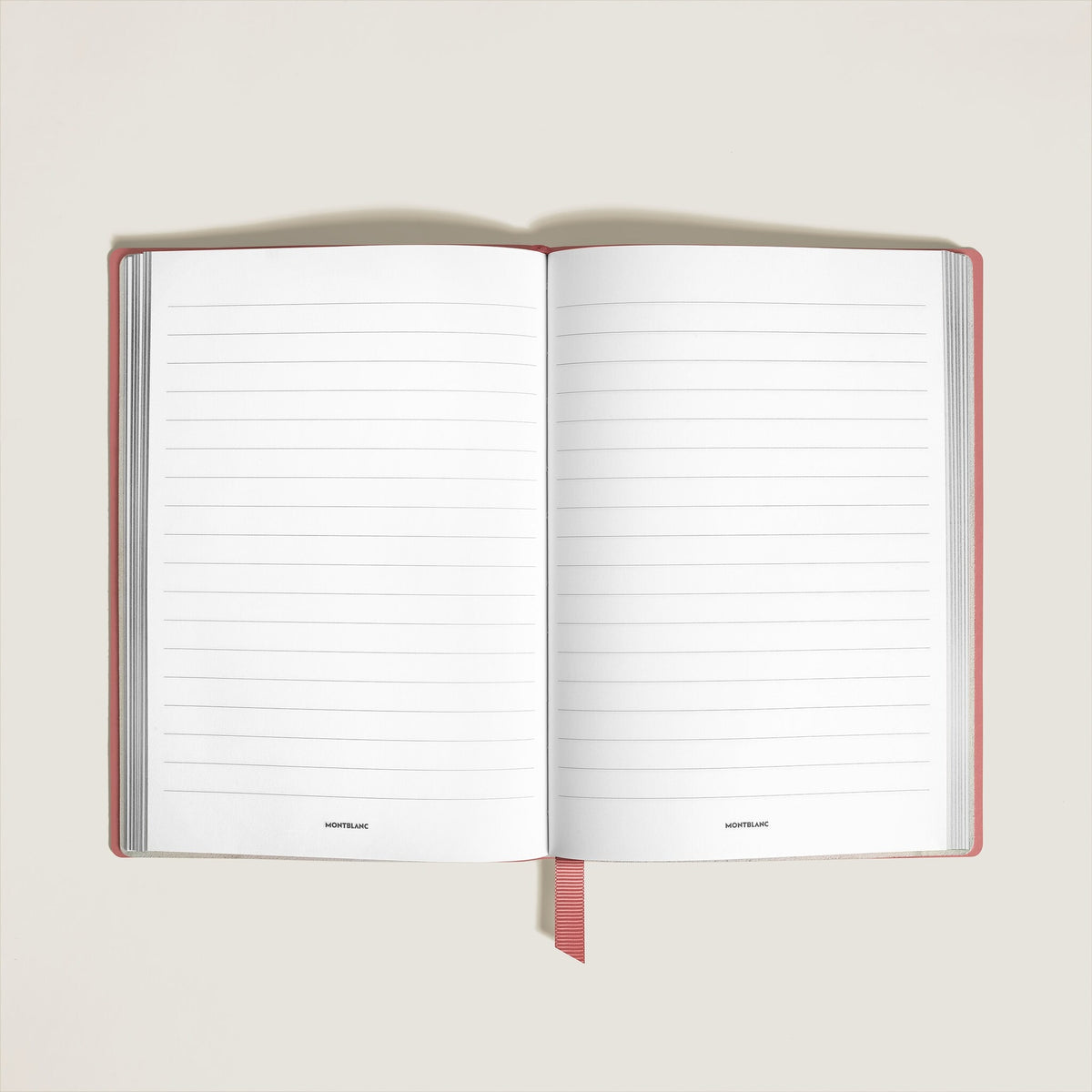 Montblanc Mittelgroßes Notizbuch aus Sartorial Leder Linierte Seiten (MB134774) – Ansicht 2