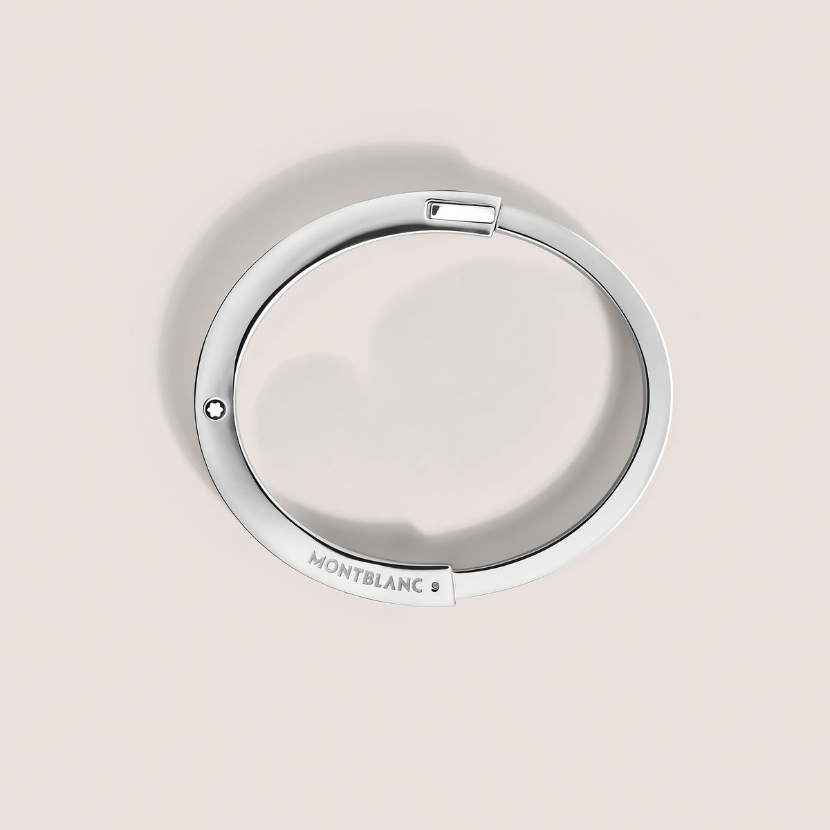 Montblanc Armreif aus Edelstahl mit Extreme Muster (MB136015) – Ansicht 3