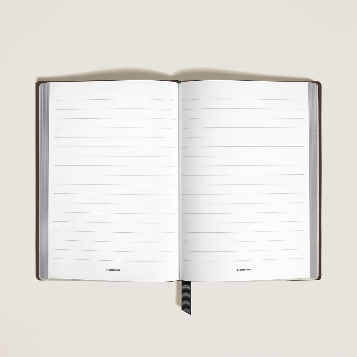 Montblanc Mittelgroßes Notizbuch aus Grain Leder Linierte Seiten (MB136636) – Ansicht 2