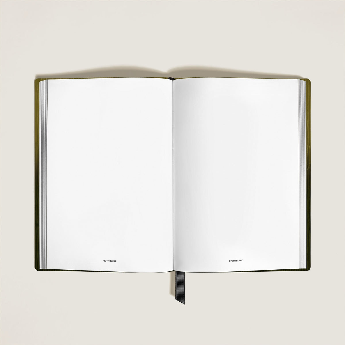 Montblanc Mittelgroßes Notizbuch aus Corteccia Leder mit Sfumato Effekt Leere Seiten – Ansicht 2