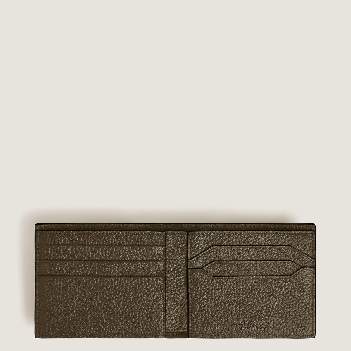 Montblanc Brieftasche 6 cc aus Grain Leder – Khaki – Ansicht 5