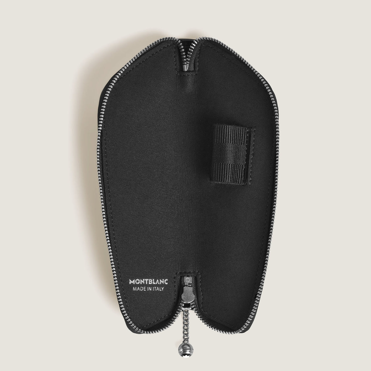 Montblanc Etui für 1 Schreibgerät aus Leder mit Krokoprägung – Schwarz – Ansicht 5