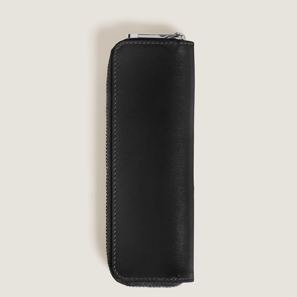 Montblanc Etui für 1 Schreibgerät mit Reißverschluss aus Meisterstück Leder – Schwarz – Ansicht 5