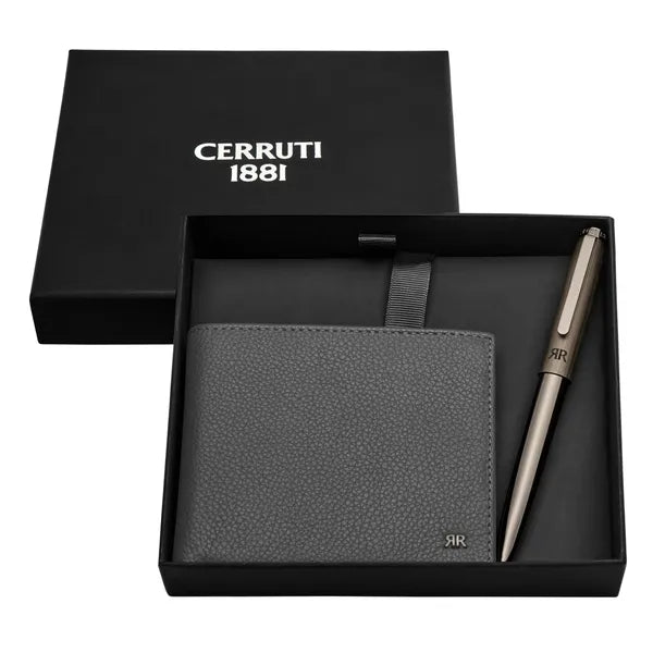 CERRUTI 1881 Schreibset Rivington All Gun (Kugelschreiber & Brieftasche)
