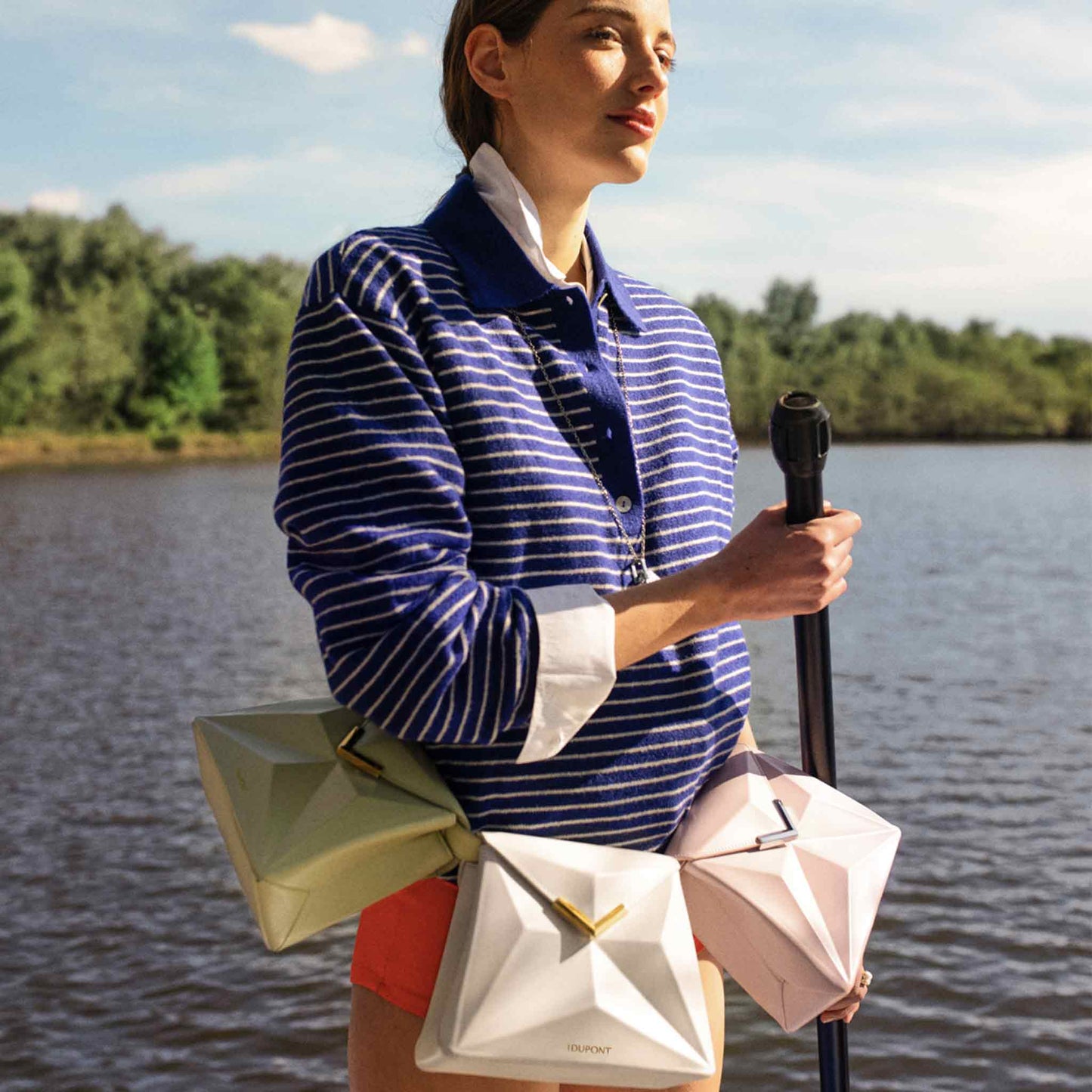 ST Dupont Leather goods X-bag Off-white