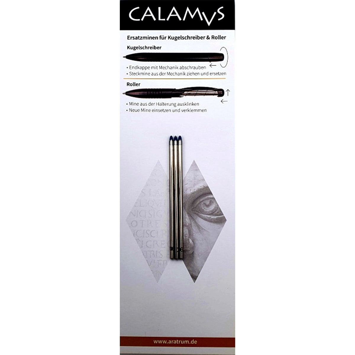 CALAMUS, Ballpoint refill, blue