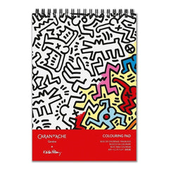 Caran d'Ache Notizbuch, Keith Haring, schwarz