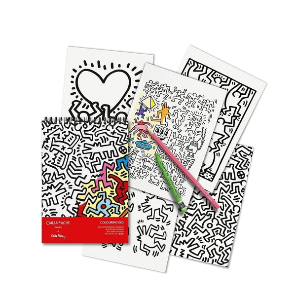 Caran d'Ache Notizbuch, Keith Haring, schwarz - 2