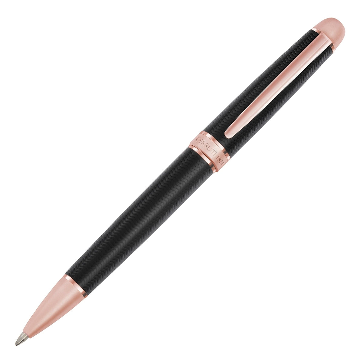 Cerruti 1881 Kugelschreiber Holborn Black & Rosegold - 6