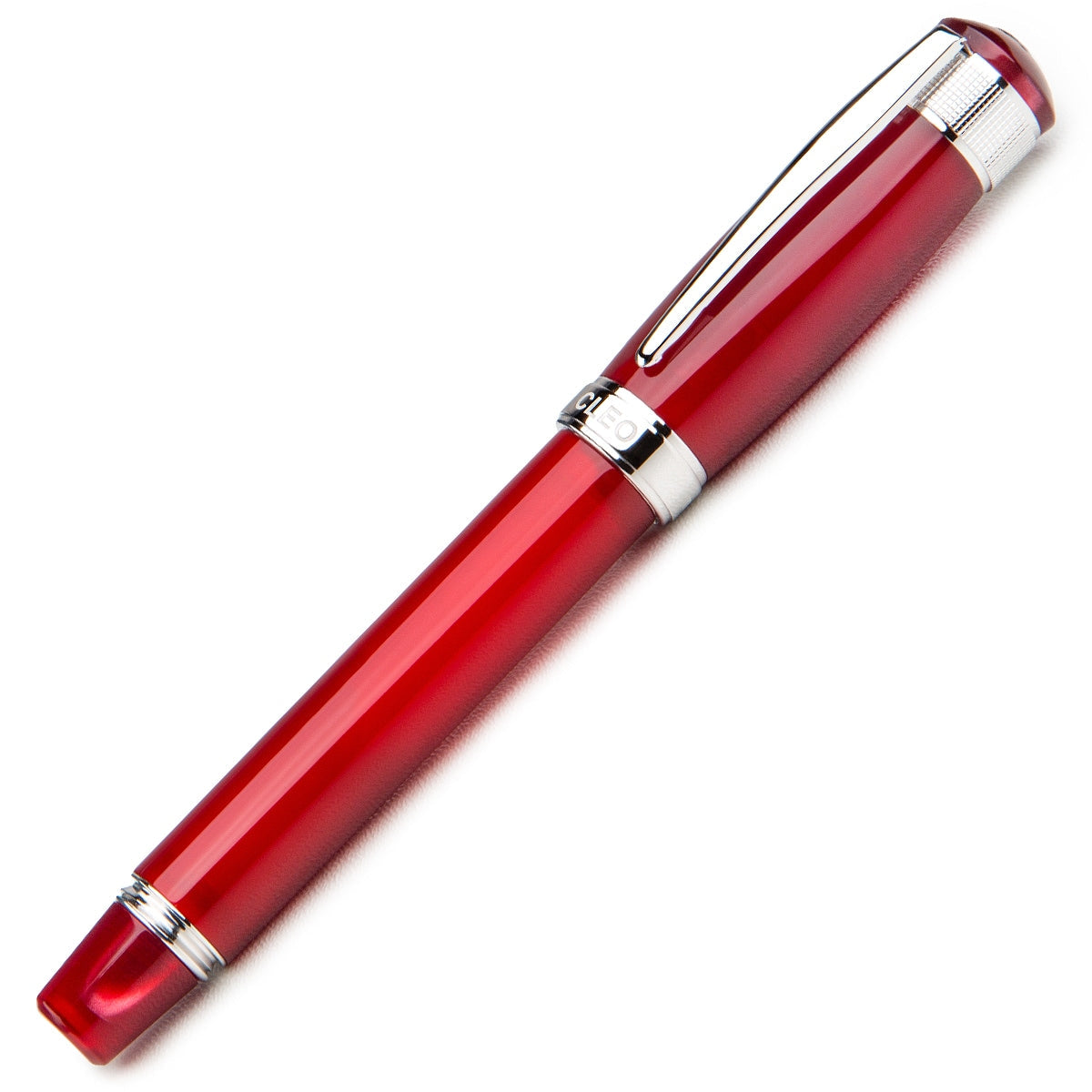 Cleo Skribent Fountain Pen, Aura Red
