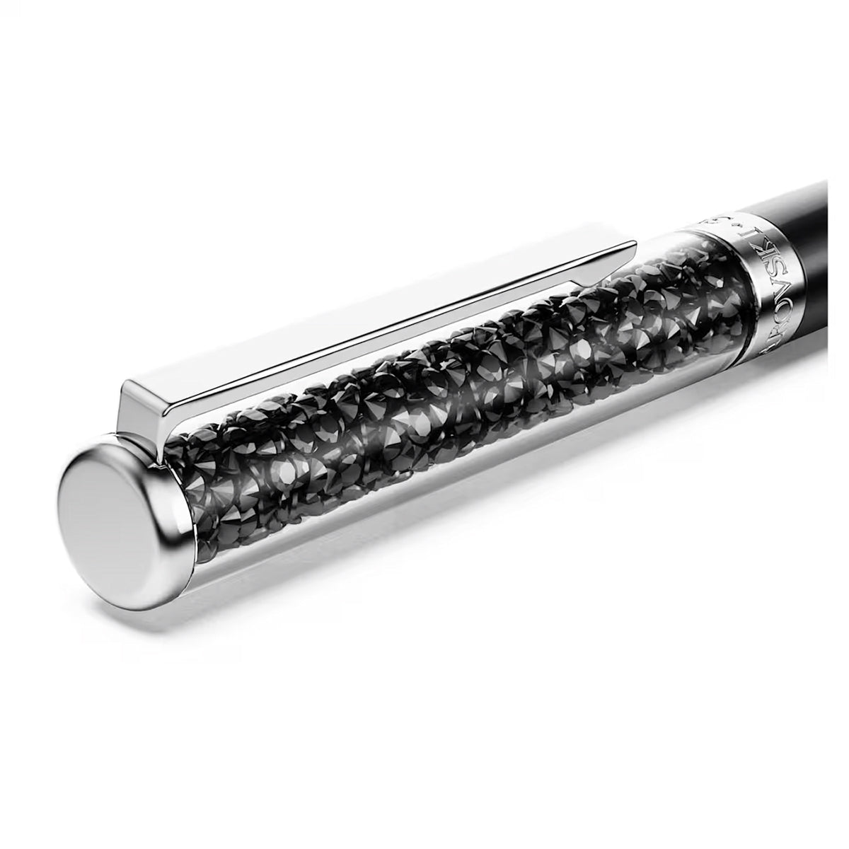 Swarovski Crystalline Ballpoint Pen Silver, Dark Blue
