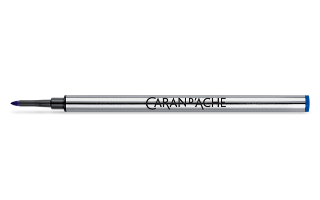 Caran d'Ache, recharge roller, fine, bleue