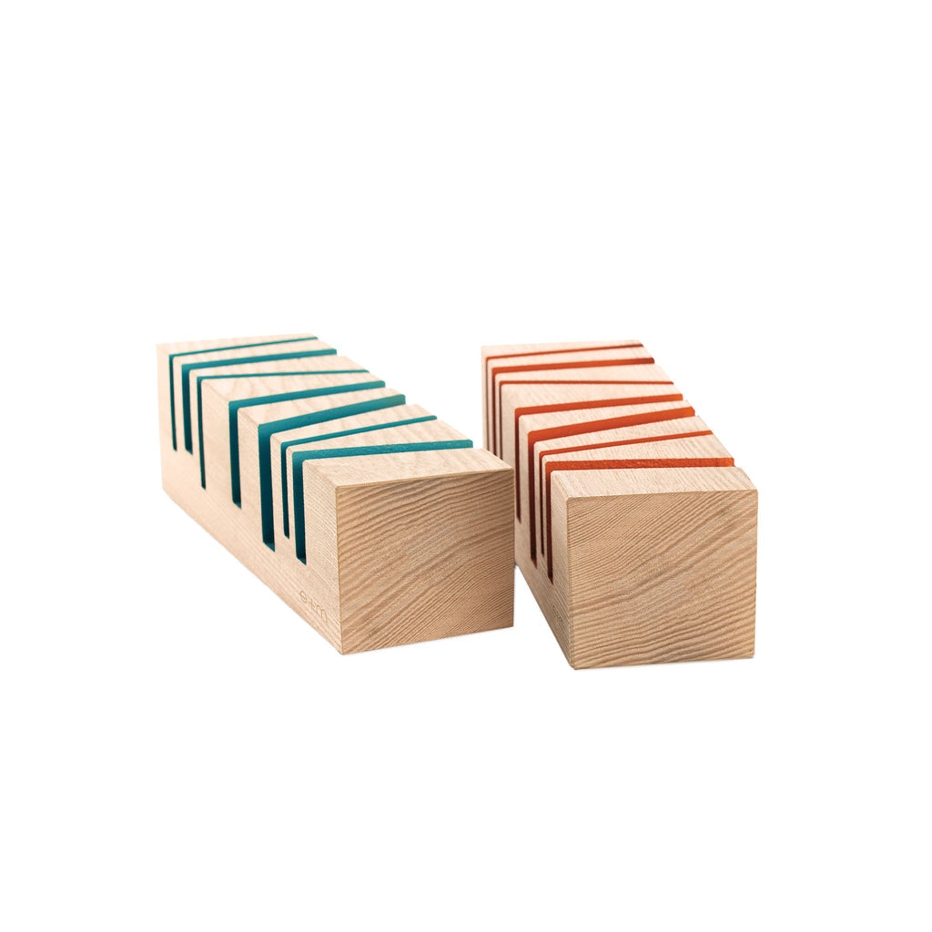 e+m Holzprodukte GmbH Büro-Accessoires BRIXXS CUTS Lackierung, eisblau