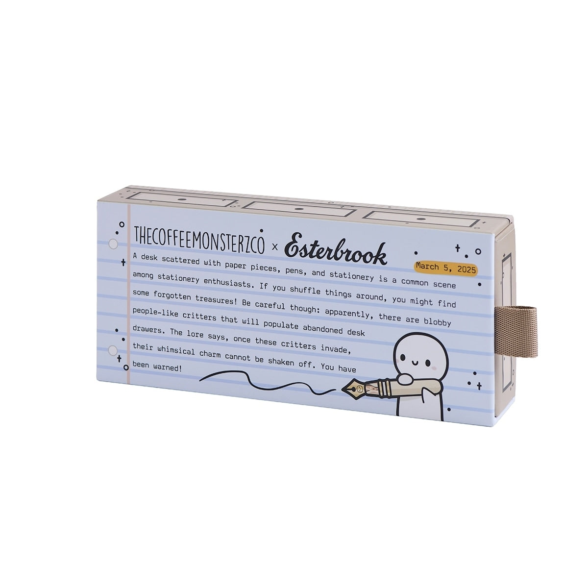 Esterbrook Estie The Coffee Monsterz Co. Fountain Pen, gold, beige