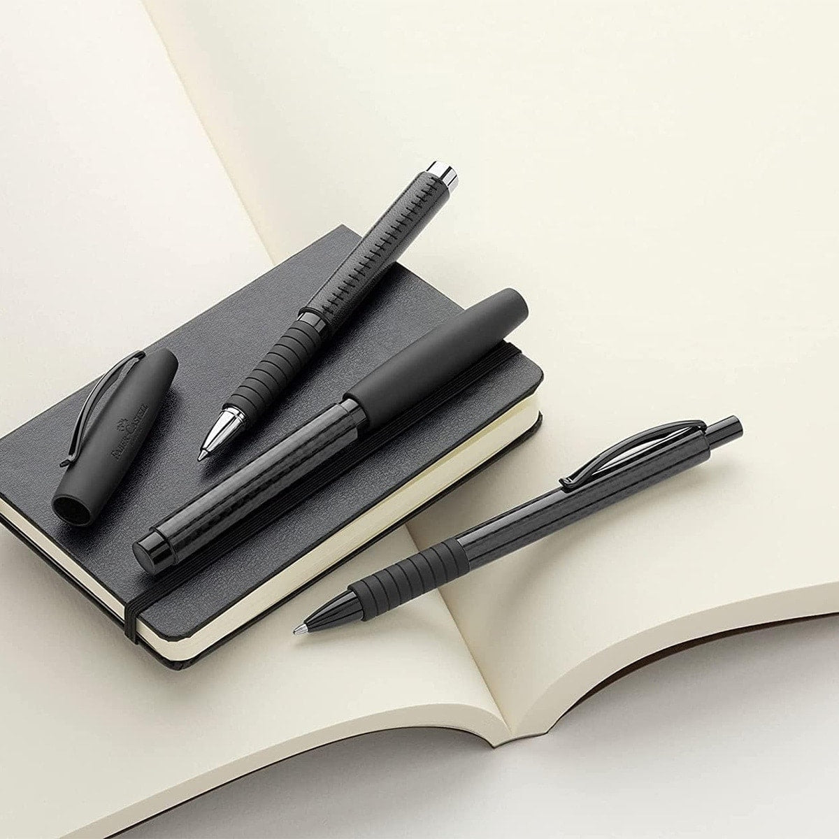 Faber Castell, Füller Essentio, Carbon, Black Carbon