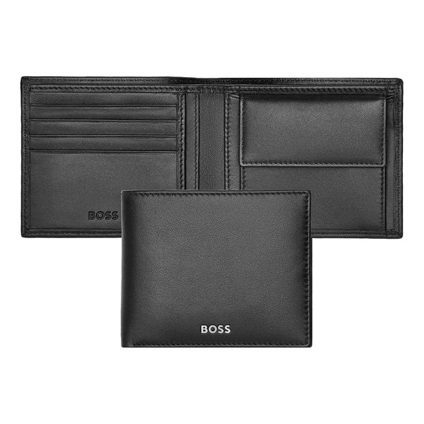 HUGO BOSS Portemonnaie, Classic Smooth, Black, Gesamtansicht, 1